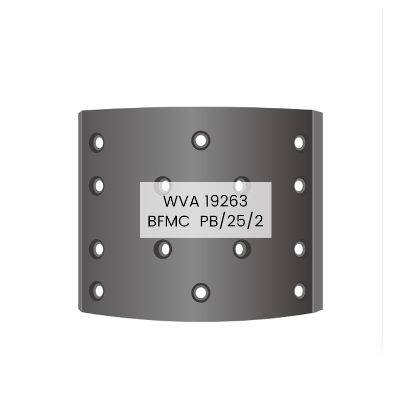 Truck Brake Lining 19263 PB/25/2 para sa PERROT BREMSEN