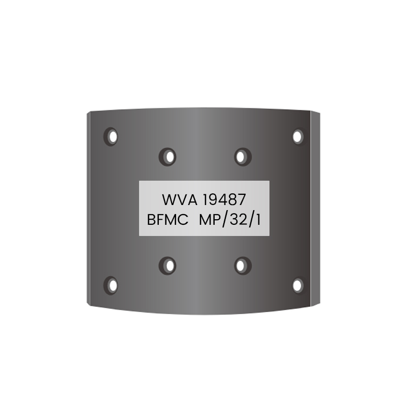 Superior Quality Brake lining 19487 MP/32/1 para sa MAN，MERCEDES-BENZ