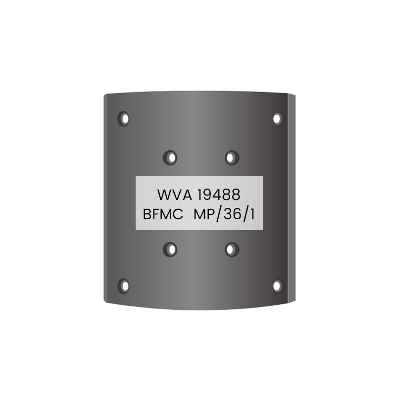 19488 MP/36/1 European Truck Brake Lining para sa MAN，MERCEDES-BENZ