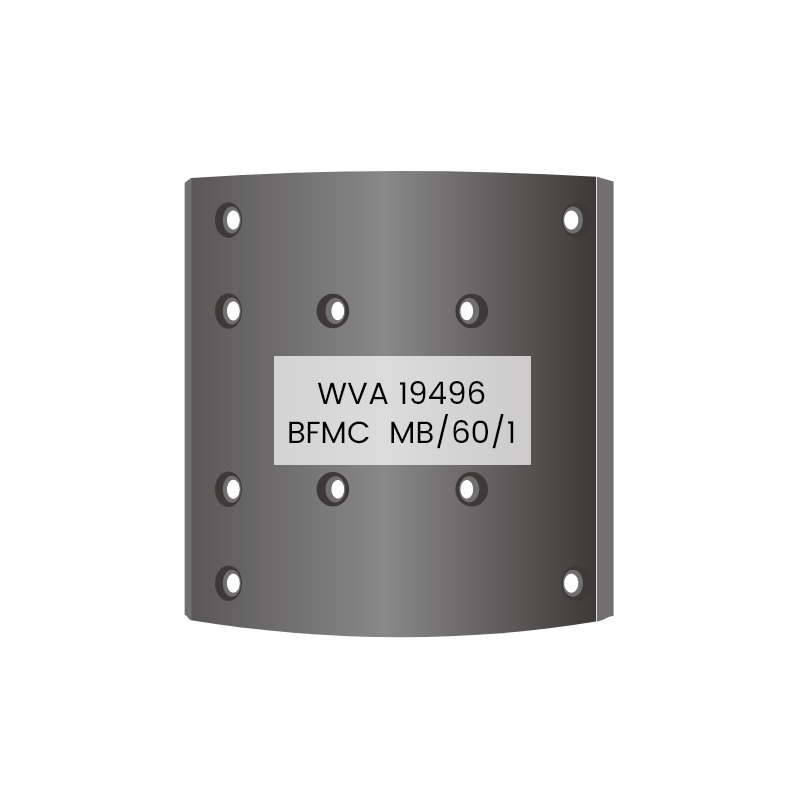 19496 MP/36/2 European Brake Lining para sa MAN，MERCEDES-BENZ