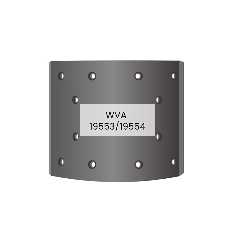 European Truck Brake Lining 19553/19554 para sa IVECO