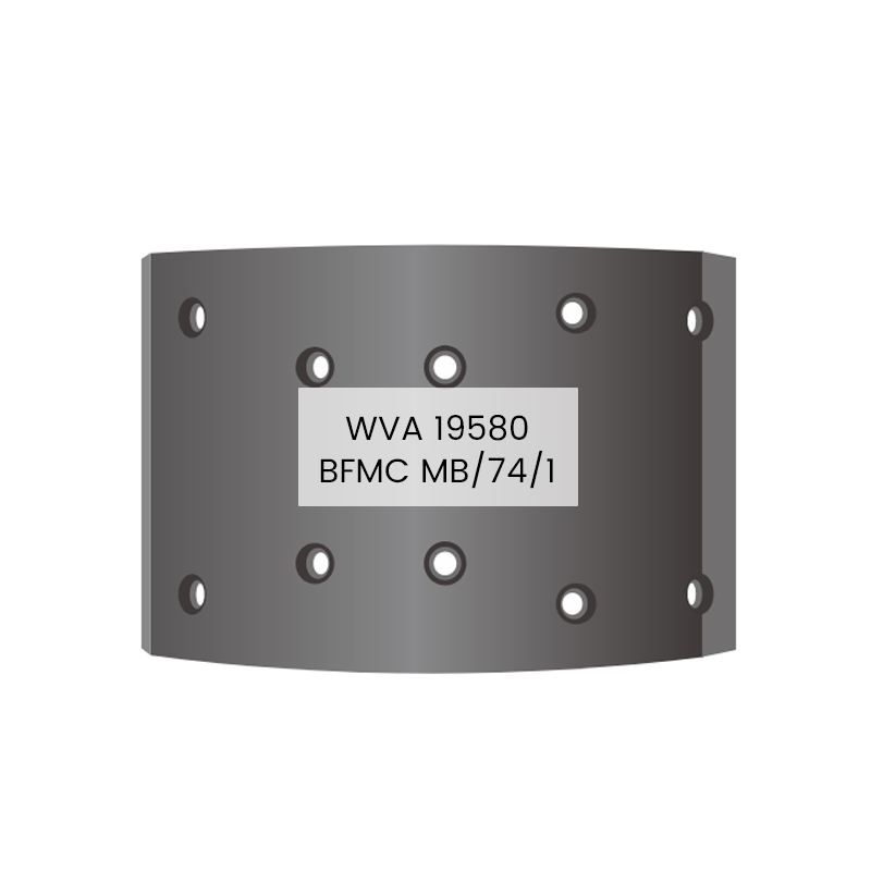 Brake Lining 19580 MB/74/1 para sa MAN，MERCEDES-BENZ