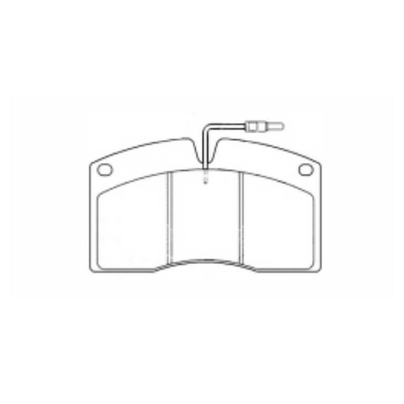 Brake Pad 29072 Mga Piyesa ng Sasakyan ng Trak