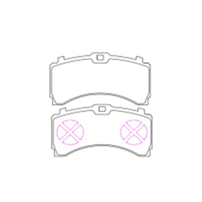 Brake Pad 29244/29245 Mga Piyesa ng Sasakyan ng Trak